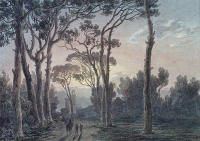 Florence from a Wood near the Cascine by John Robert Cozens